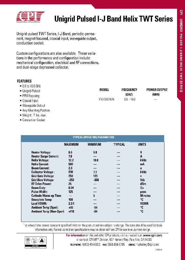 VTU-5192A7A_7047978.PDF Datasheet