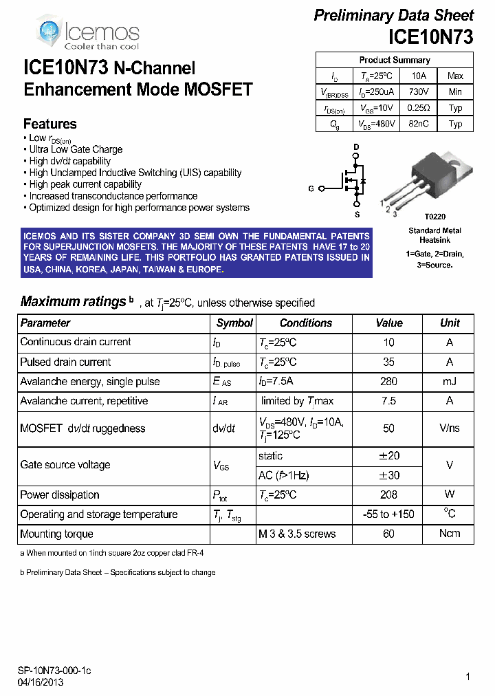 ICE10N73_7049016.PDF Datasheet