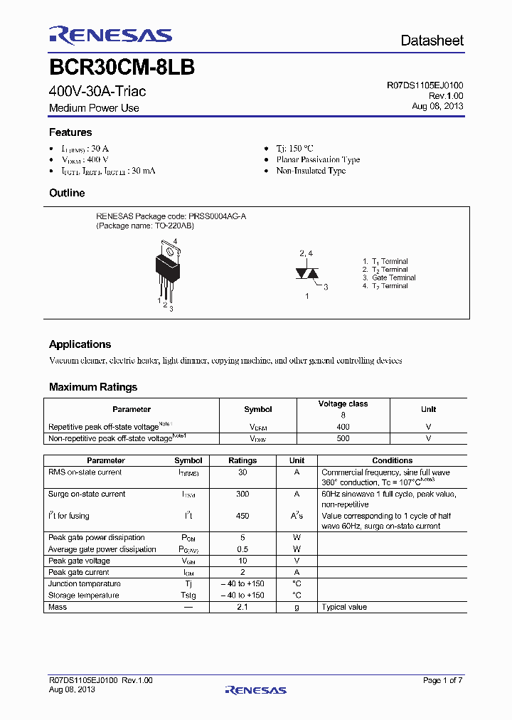 BCR30CM-8LB-A8_7061908.PDF Datasheet