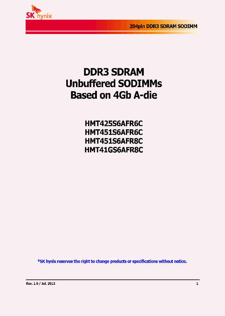 HMT425S6AFR6C-G7_7065083.PDF Datasheet