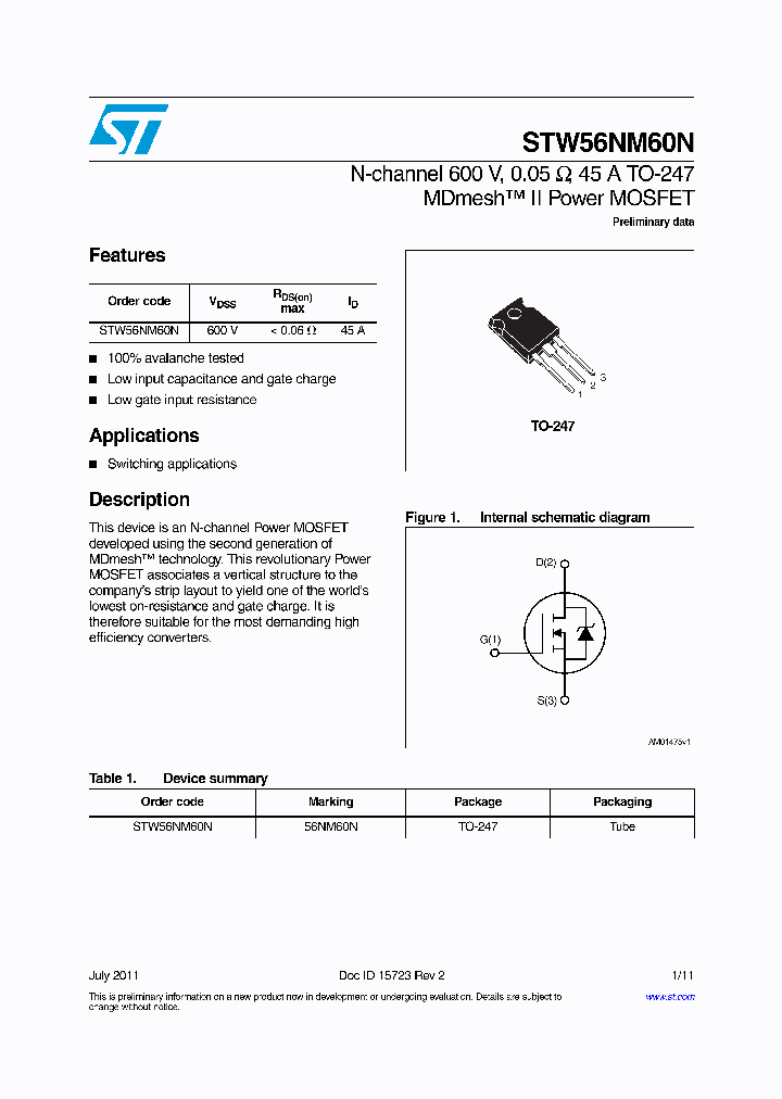 STW56NM60N_7070635.PDF Datasheet