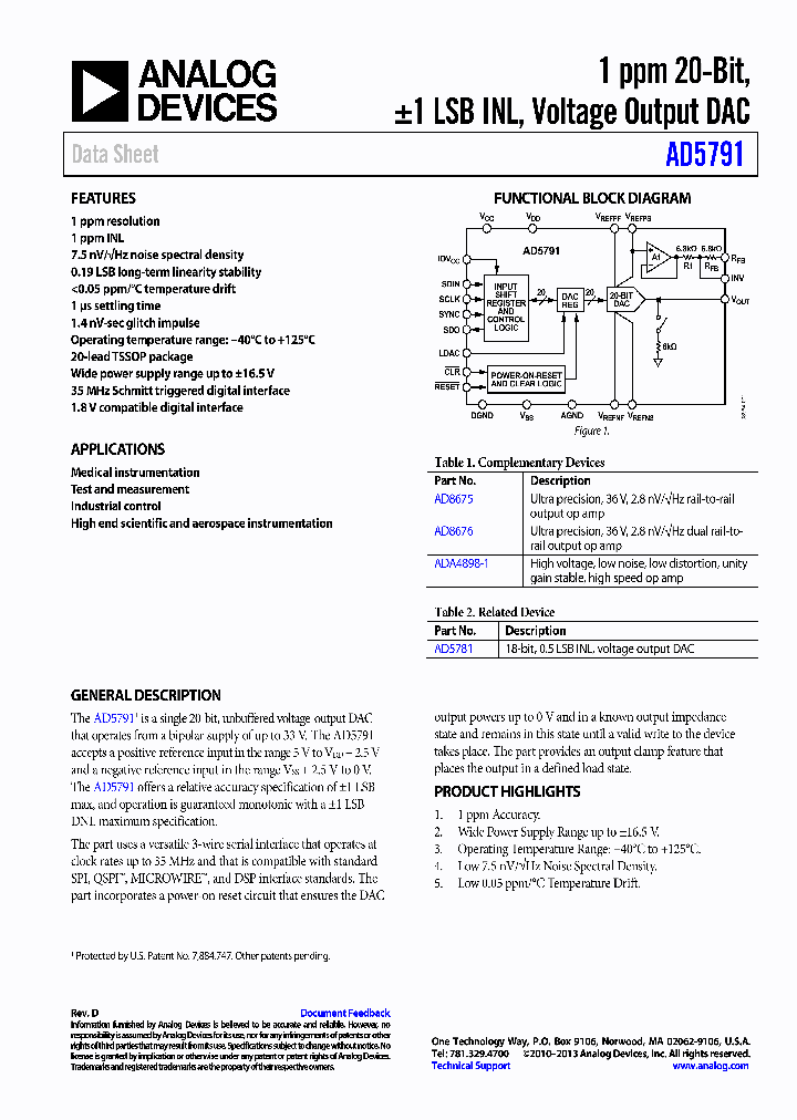 EVAL-AD5791SDZ_7078372.PDF Datasheet