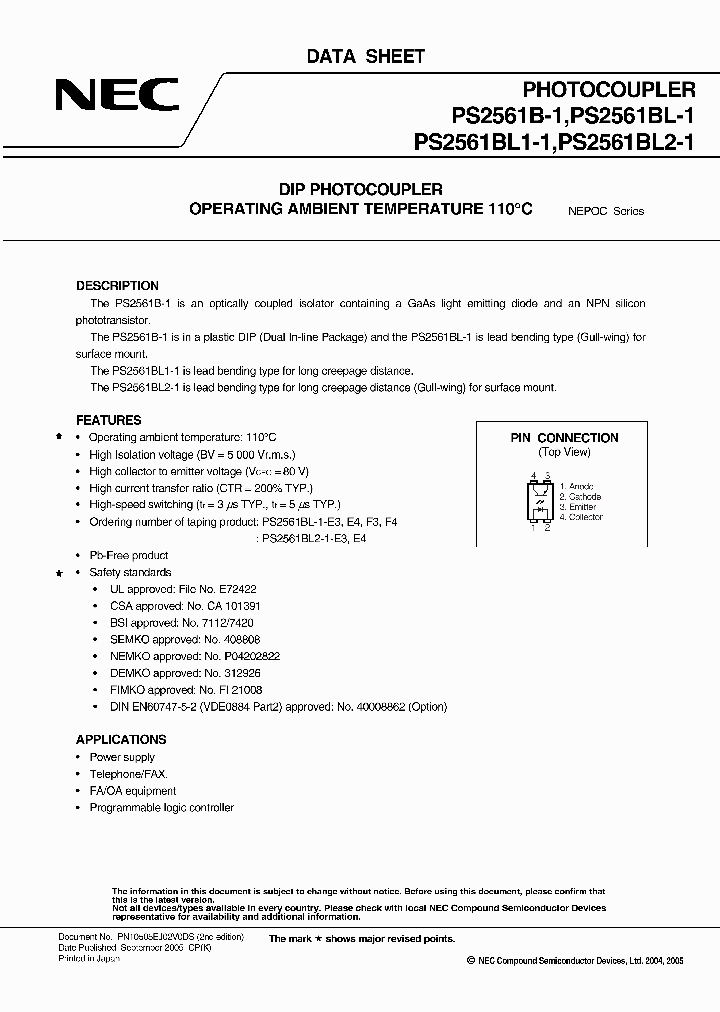 PS2561BL-1-V-A-D_7077400.PDF Datasheet