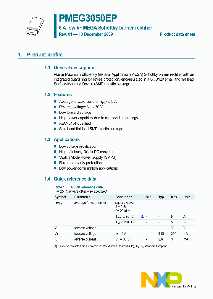 PMEG3050EP_7096147.PDF Datasheet