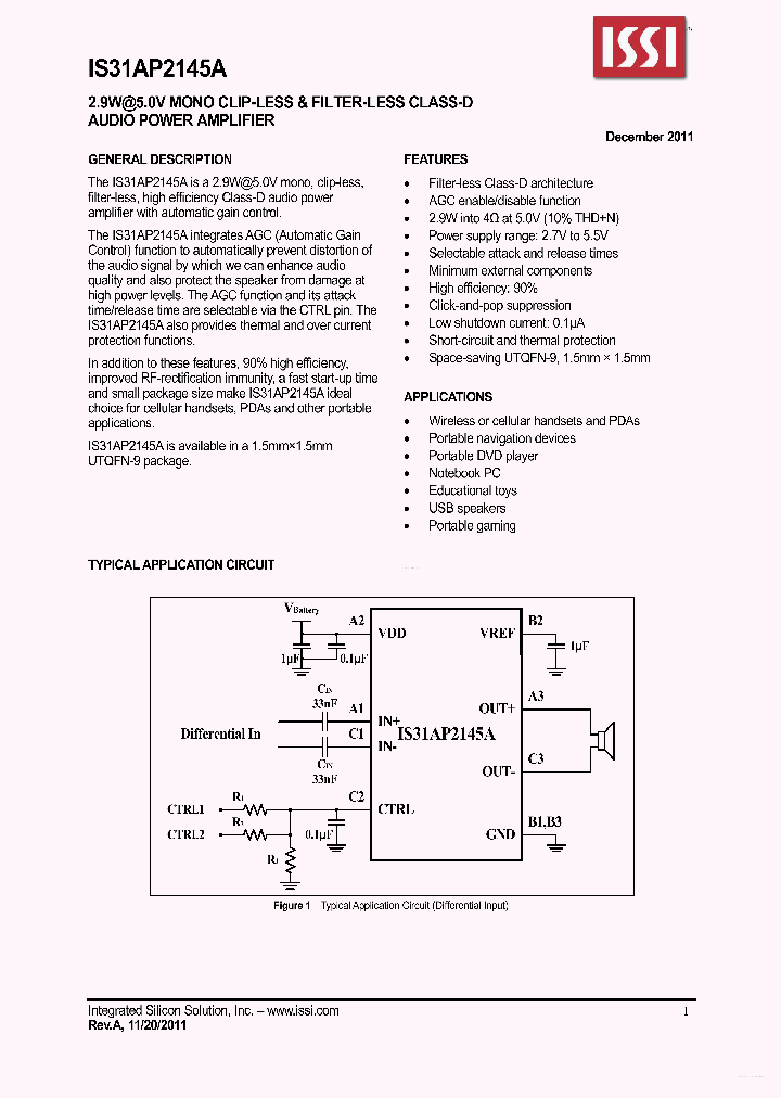 IS31AP2145A_7095115.PDF Datasheet