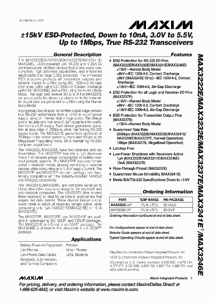MAX3246E_7081329.PDF Datasheet