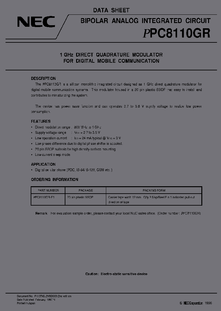 PPC8110GR-E1_7086192.PDF Datasheet