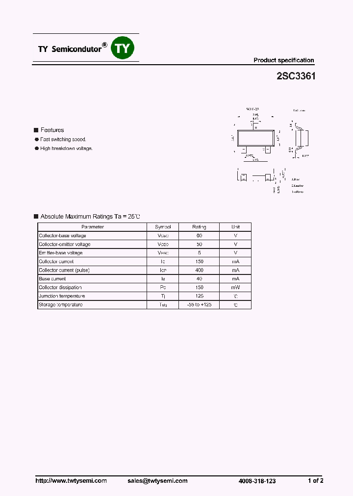 2SC3361_7099830.PDF Datasheet