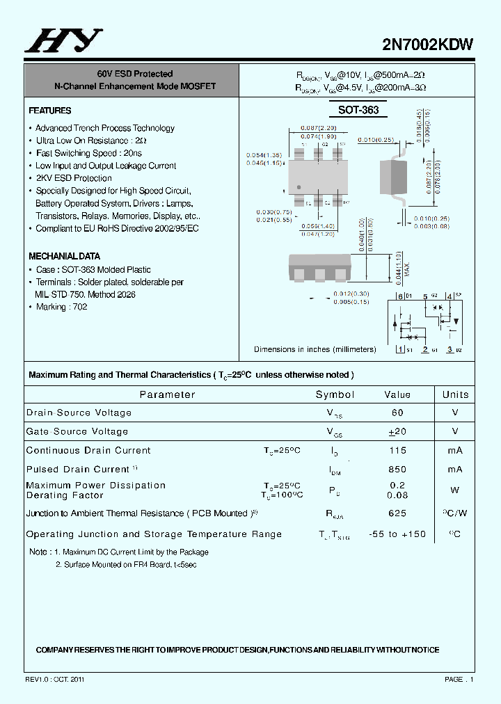 2N7002KDW_7101668.PDF Datasheet