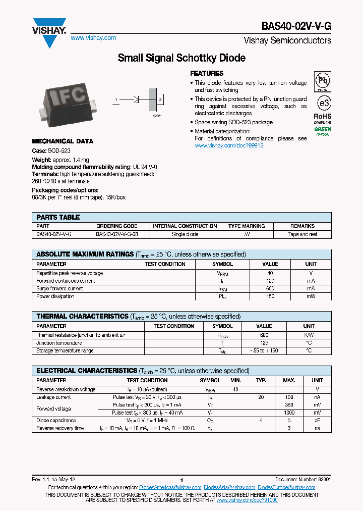 BAS40-02V-V-G-08_7100230.PDF Datasheet