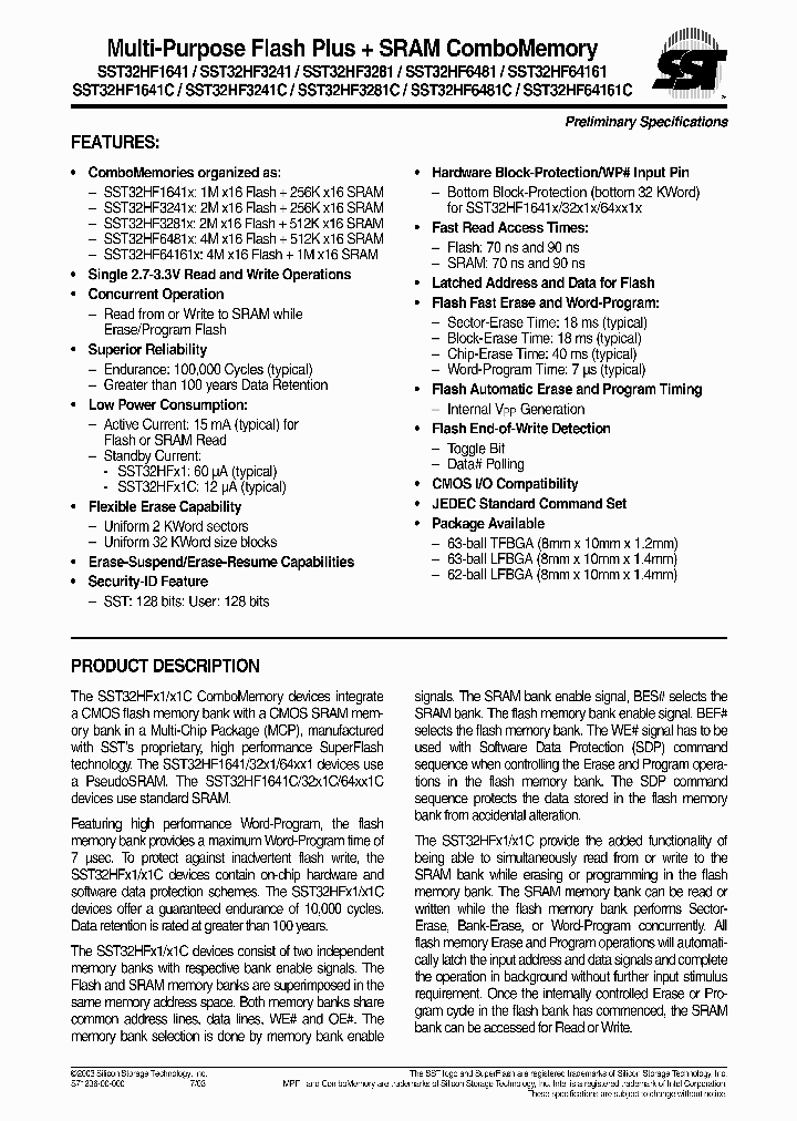 SST32HF1641C-90-4E-BFS_7129866.PDF Datasheet