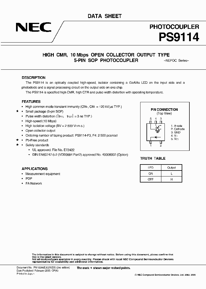 PS9114-V-A_7146467.PDF Datasheet