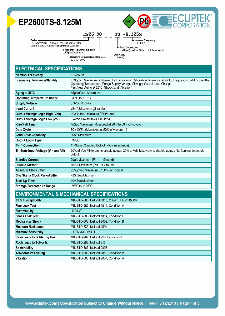 EP2600TS-8125M_7145514.PDF Datasheet