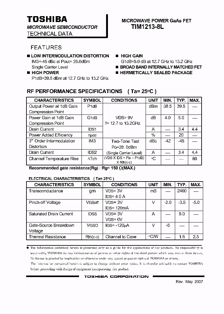 TIM1213-8L_7145595.PDF Datasheet