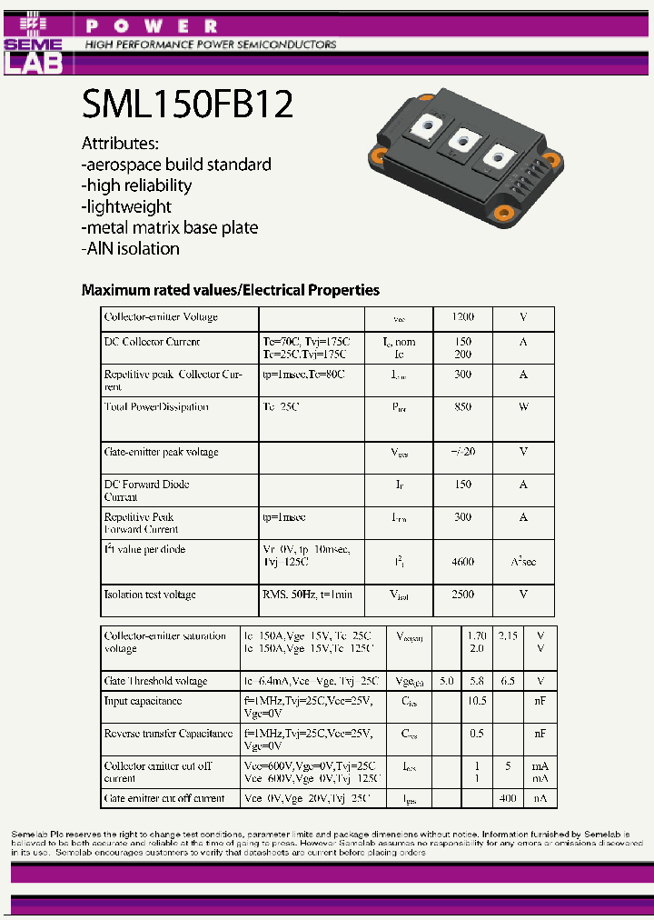 SML150FB12_7156008.PDF Datasheet