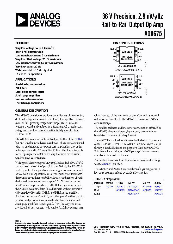 AD8675ARMZ_7157287.PDF Datasheet