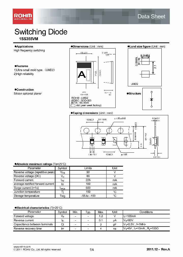 1SS355VMTE-17_7162155.PDF Datasheet