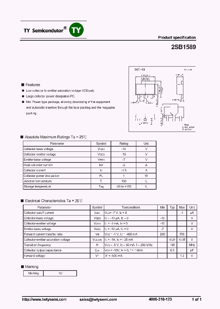 2SB1589_7165153.PDF Datasheet