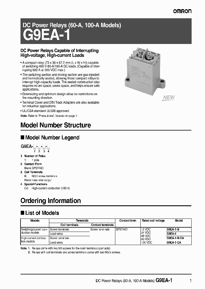 G9EA-1-CA-DC60_7180487.PDF Datasheet