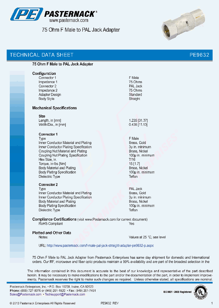 PE9632_7185570.PDF Datasheet