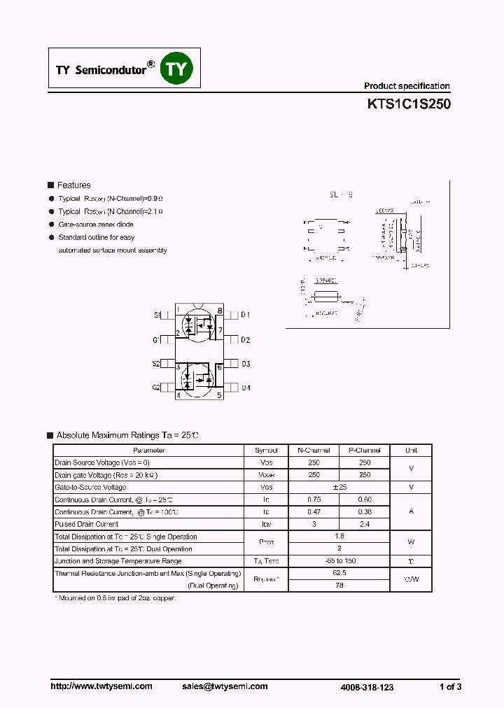 KTS1C1S250_7191490.PDF Datasheet