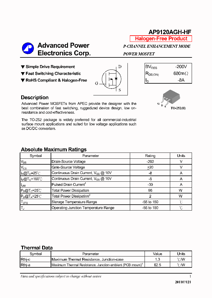 AP9120AGH-HF_7193363.PDF Datasheet