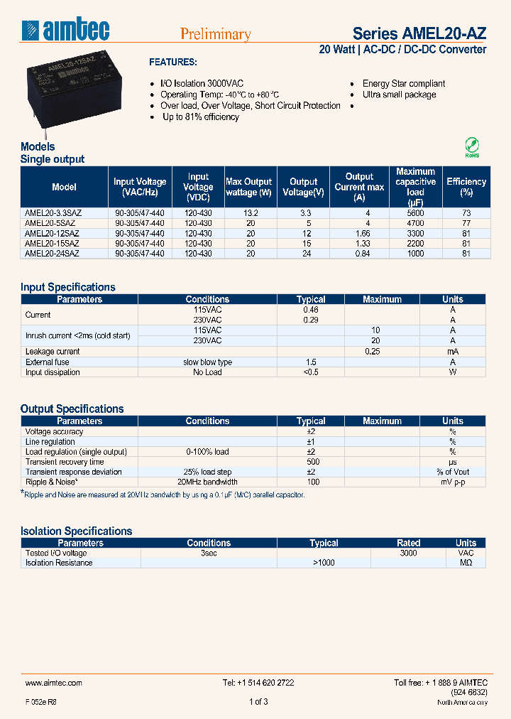 AMEL20-AZ13_7196352.PDF Datasheet
