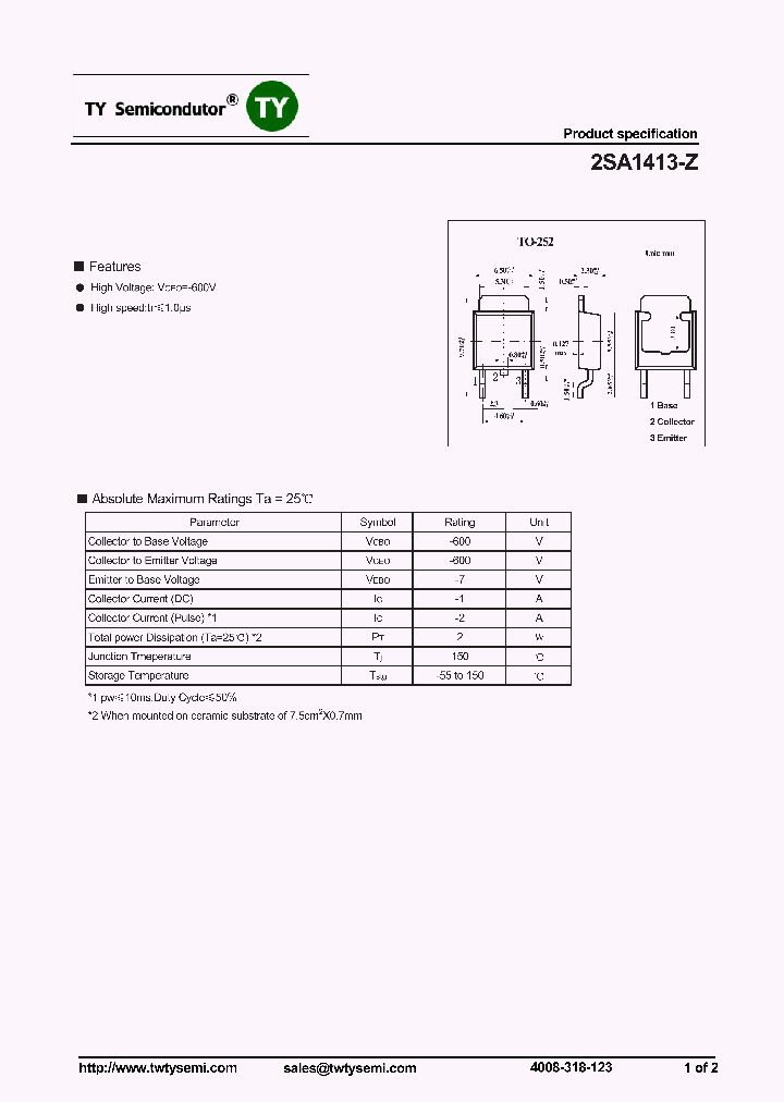 2SA1413-Z_7199128.PDF Datasheet