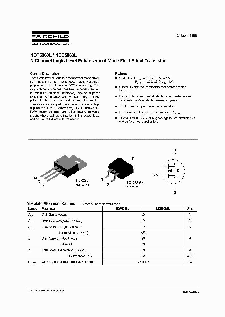 NDB5060L_7199632.PDF Datasheet