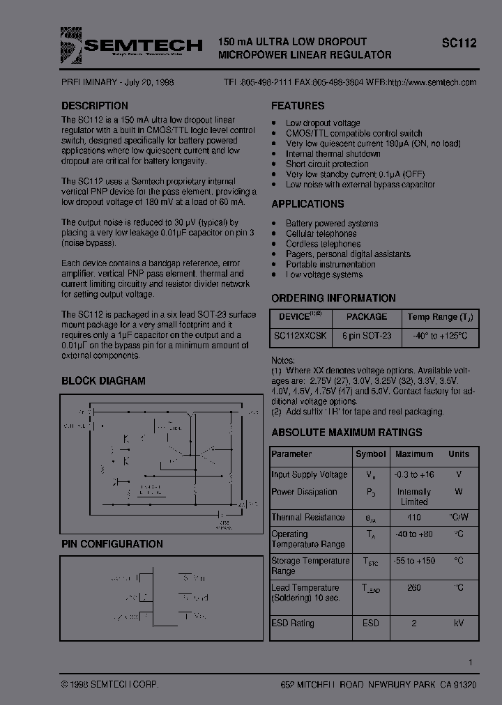 SC11250CSKTR_7206698.PDF Datasheet