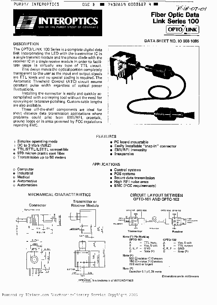 OPTO101_7210973.PDF Datasheet
