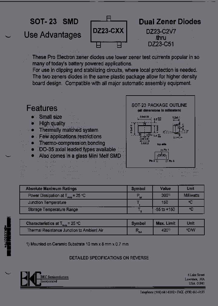 DZ23-C22_7213762.PDF Datasheet