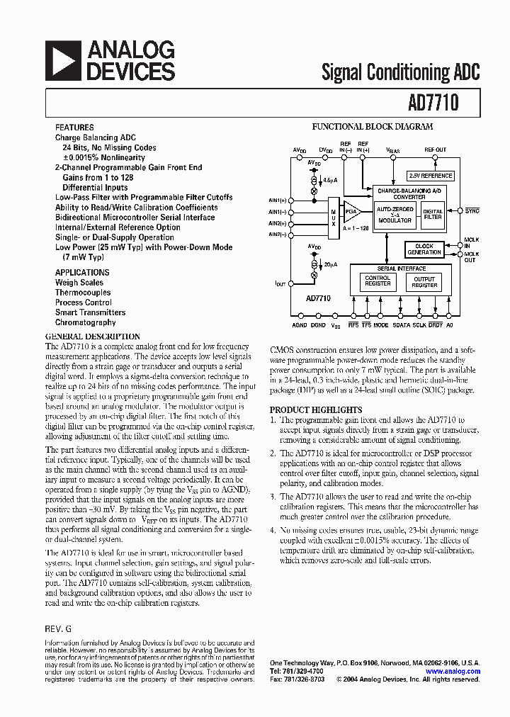 AD7710ANZ_7219332.PDF Datasheet