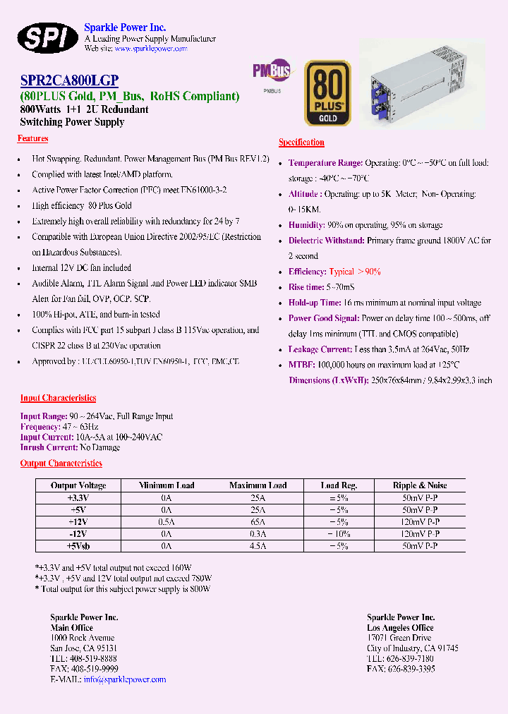 SPR2CA800LGP_7220213.PDF Datasheet