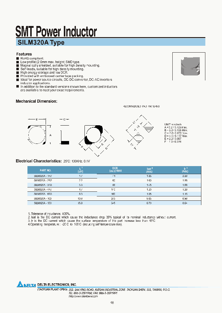 SILM320A-150_7227057.PDF Datasheet