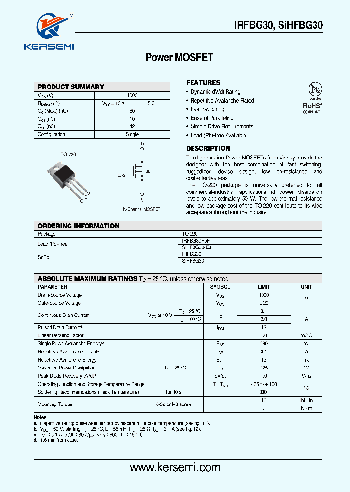 IRFBG30_7228332.PDF Datasheet