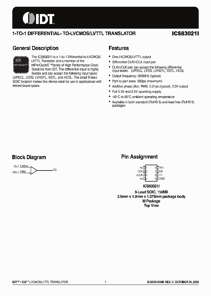 ICS83021I_7228753.PDF Datasheet