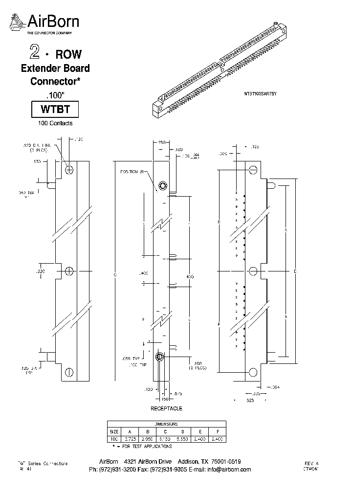 WTBT100SAR11SY_7235344.PDF Datasheet