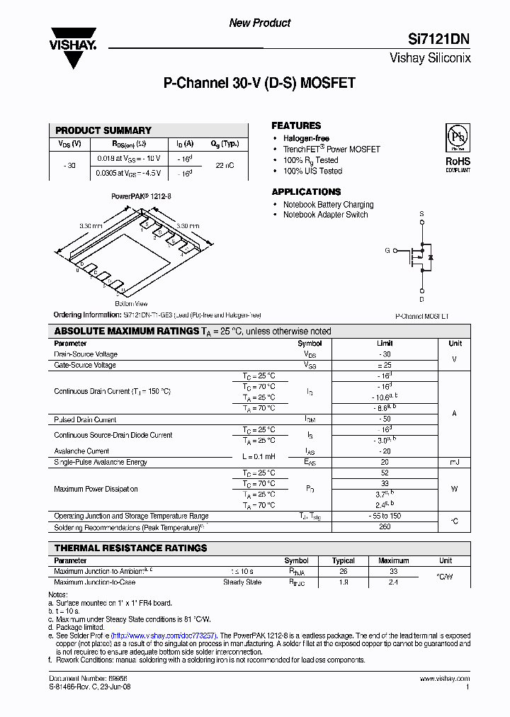 SI7121DN_7236035.PDF Datasheet