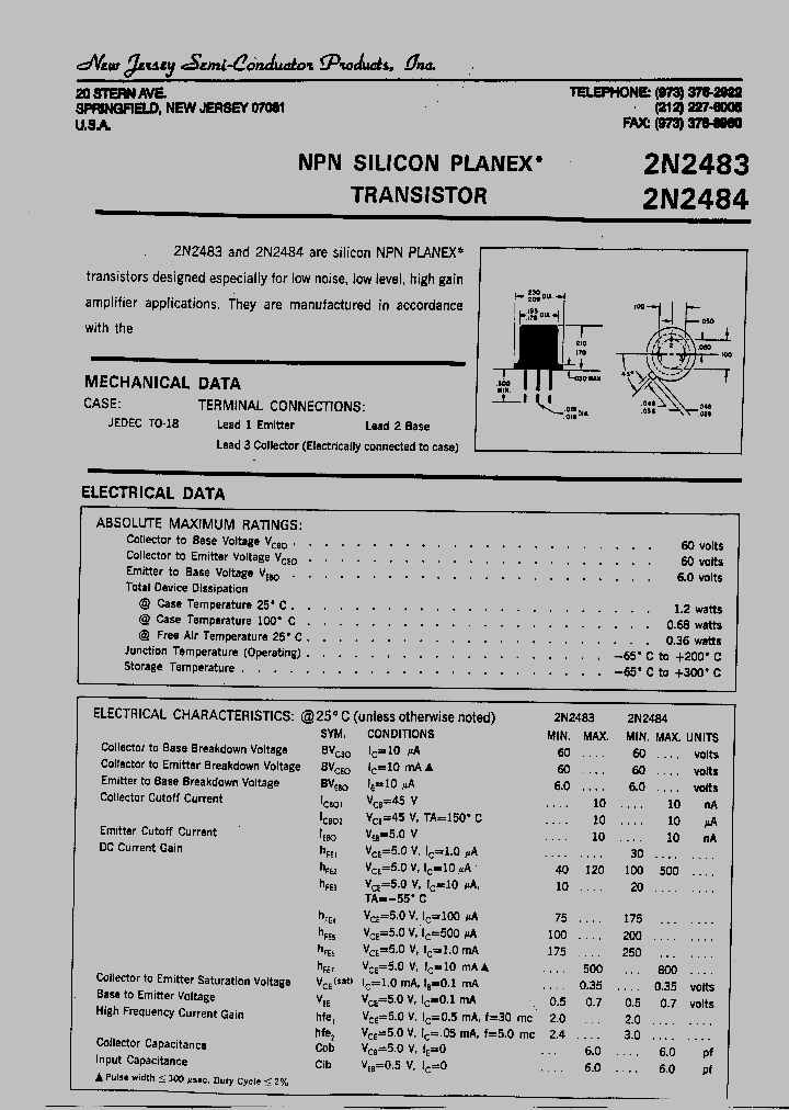 2N2483_7237536.PDF Datasheet