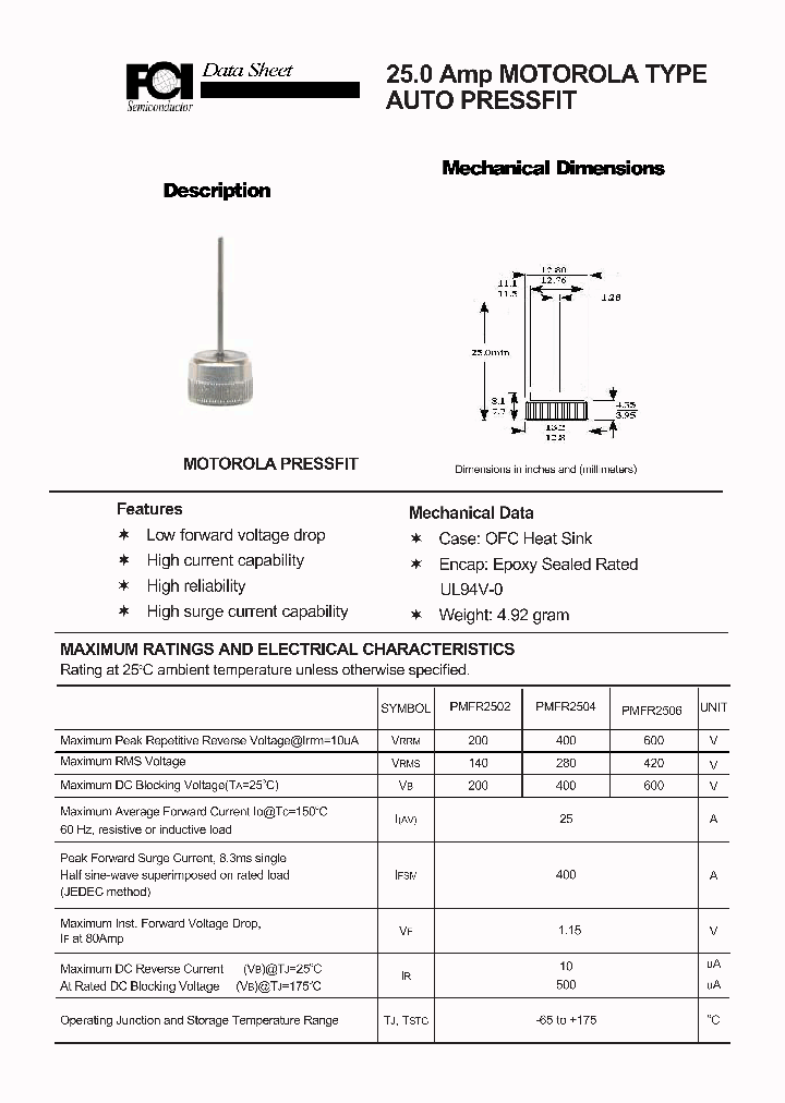 PMFR2504_7237791.PDF Datasheet