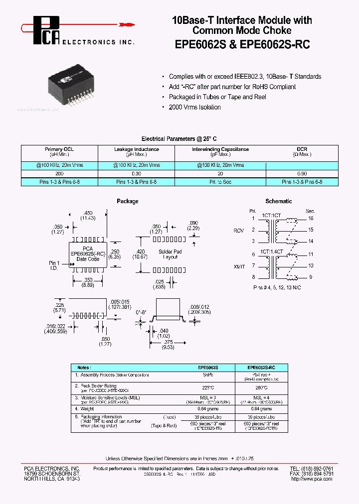 EPE6062S_7238122.PDF Datasheet