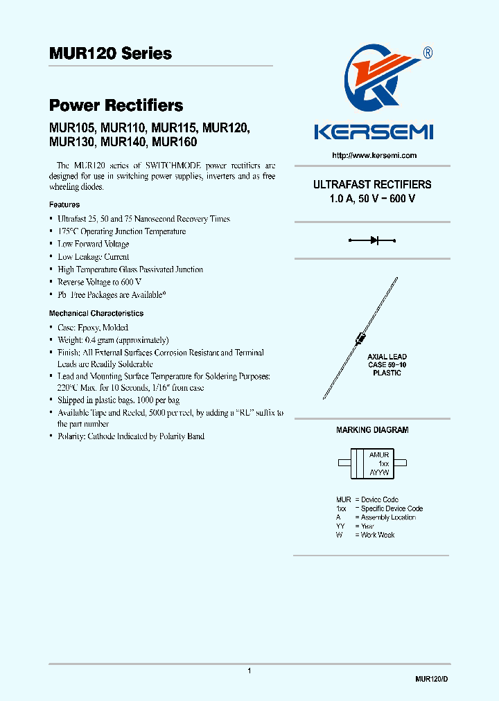 MUR120_7242010.PDF Datasheet