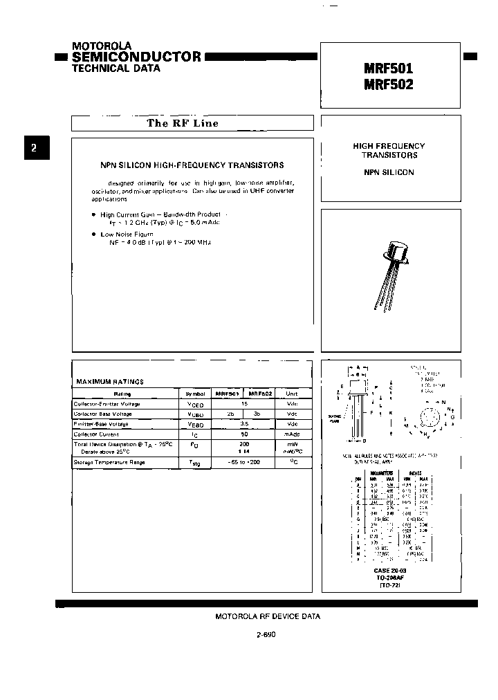 MRF502_7242182.PDF Datasheet