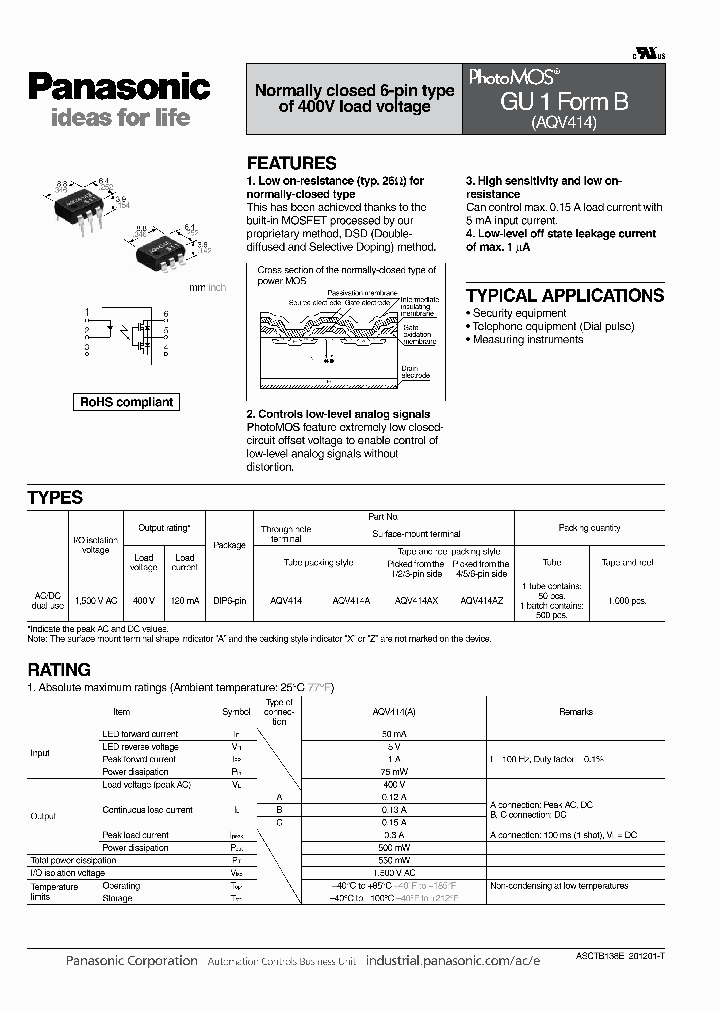 AQV414A_7251362.PDF Datasheet