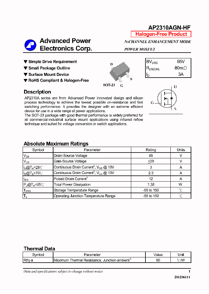 AP2310AGN-HF_7251831.PDF Datasheet