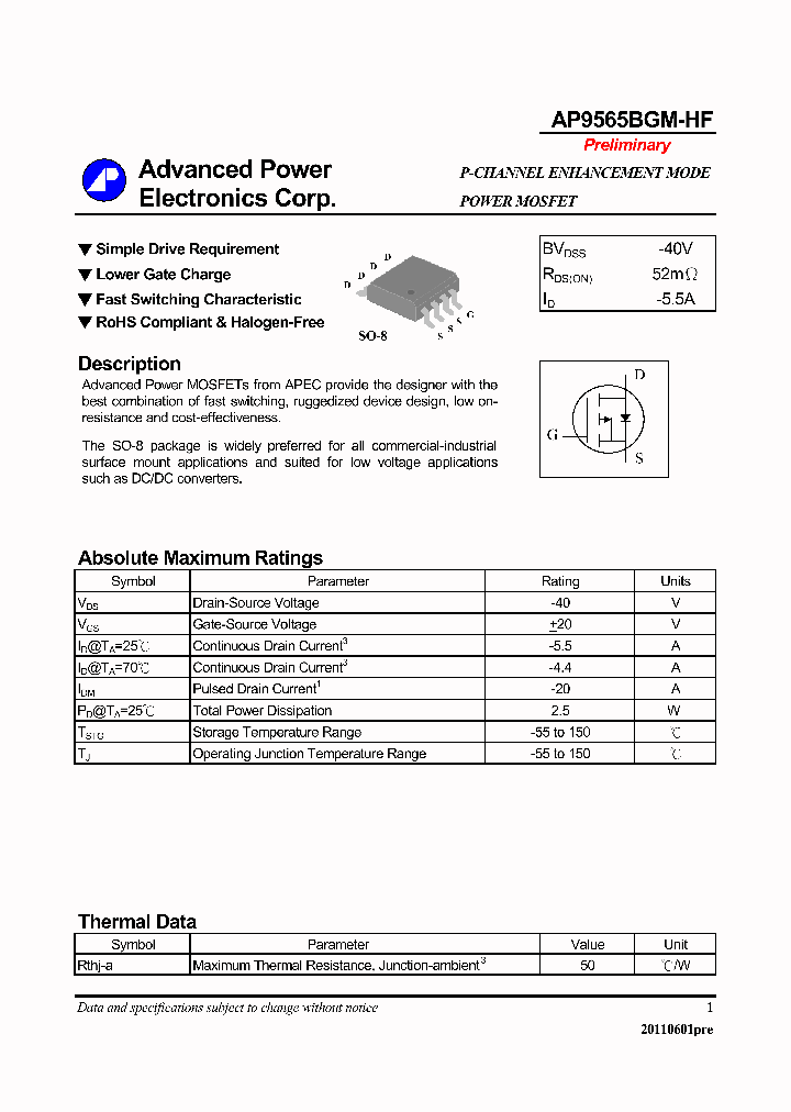 AP9565BGM-HF_7252881.PDF Datasheet