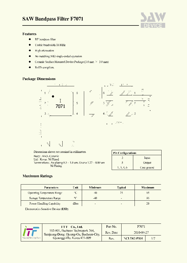 F7071_7252822.PDF Datasheet