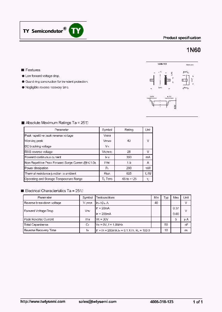1N60_7253114.PDF Datasheet
