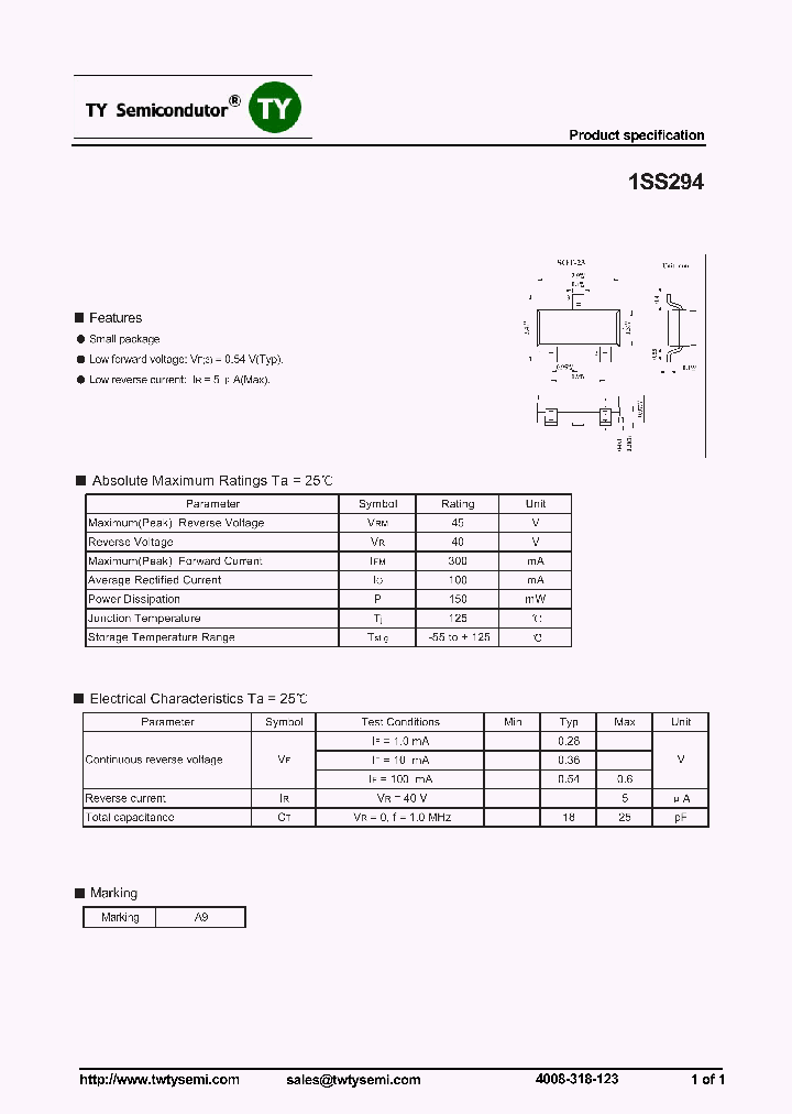 1SS294_7253638.PDF Datasheet